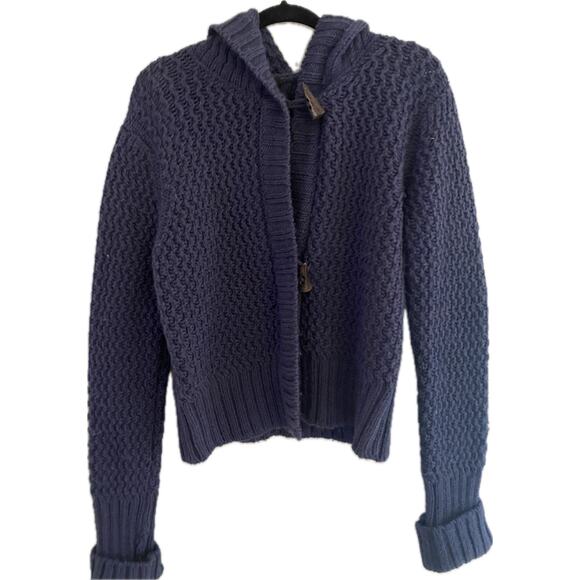 Roberto Collina Blue Merino Sweater Size M